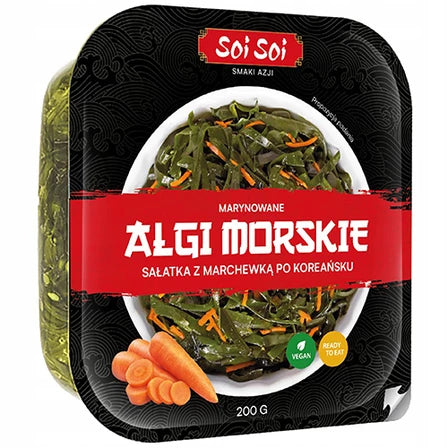 SOI SOI Algi morskie marynowane sałatka z marchewką po koreańsku 200 g