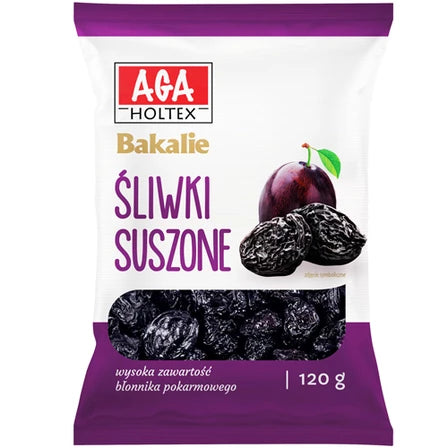 AGA Bakalie Śliwki suszone 120 g