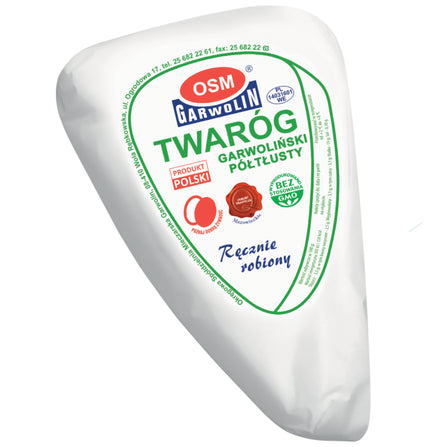 GARWOLIN Twaróg półtłusty garwoliński klinek (opak. ok. 600-800g) 1 kg