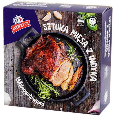INDYKPOL Sztuka mięsa z indyka wolnogotowana (porcja ok. 640g-960g) 1 kg