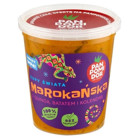 PAN POMIDOR Zupy świata marokańska z quinoą batatem i kolendrą 400 g