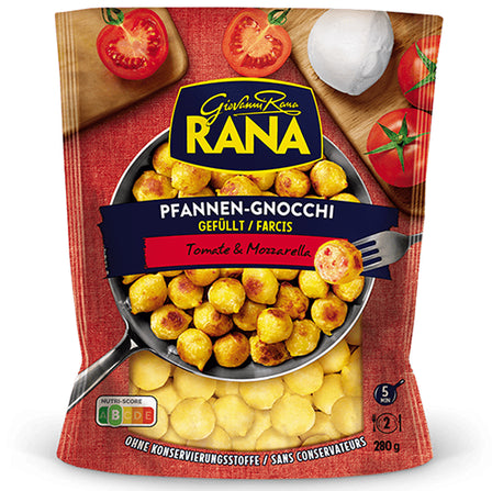 RANA Świeże gnocchi z mozzarellą i pomidorami na patelnię 280 g