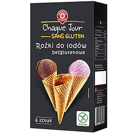 WIODĄCA MARKA Rożki do lodów bezglutenowe (6 szt.) 85 g