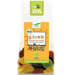 BIO PLANET for kids Galaretki owocowe bez żelatyny Bio 100 g