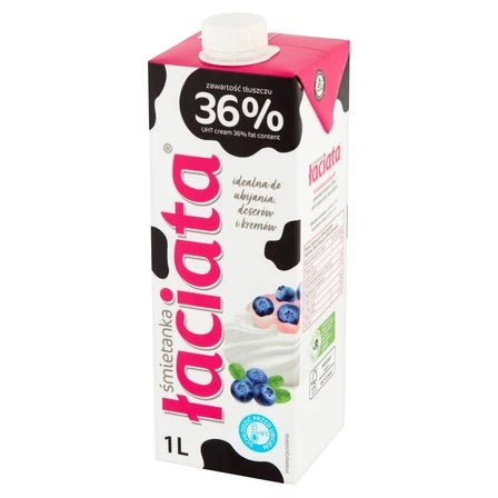ŁACIATA Śmietanka 36% 1 L