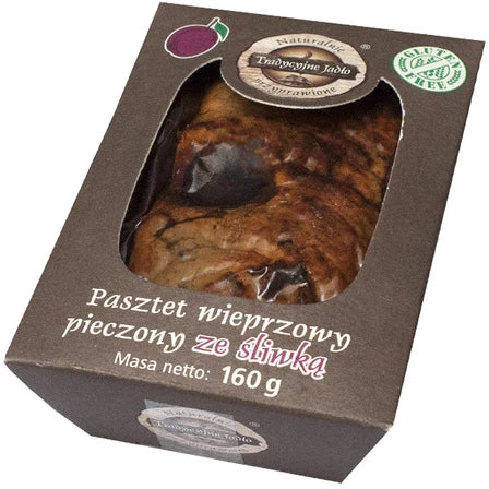 TRADYCYJNE JADŁO Pasztet wieprzowy pieczony ze śliwką 160 g