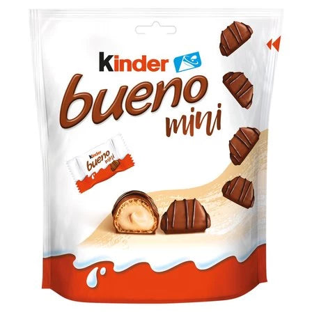 KINDER Bueno Mini Wafel pokryty mleczną czekoladą wypełniony nadzieniem 108 g