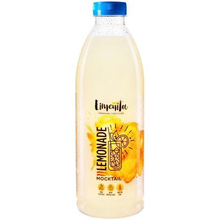 LIMENITA Mocktail Lemonade Napój z sokiem cytrynowym i miąższem 1 L