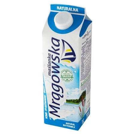 MLEKPOL Maślanka Mrągowska naturalna 1 L
