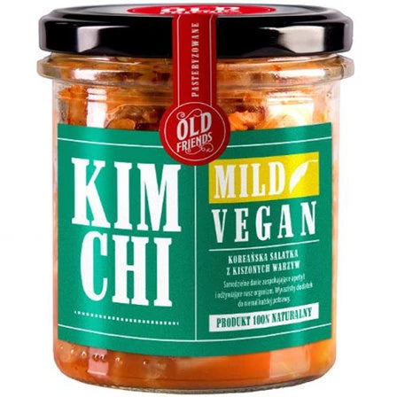 OLD FRIENDS Kimchi Vegan Mild koreańska sałatka z kiszonych warzyw 280 g