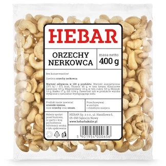 HEBAR Orzechy nerkowca 400 g