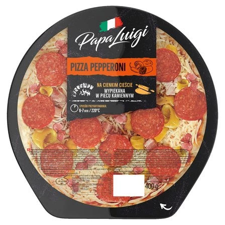 PAPA LUIGI Pizza pepperoni 400 g