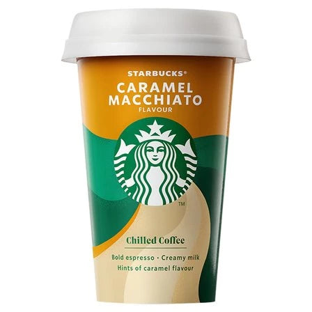 STARBUCKS Caramel Macchiato Mleczny napój kawowy 220 ml