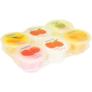 Nanaco Pudding mix pięciu smaków 6 szt.