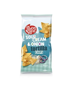 POCO LOCO Sour Cream & Onion toritilla chips 450 g