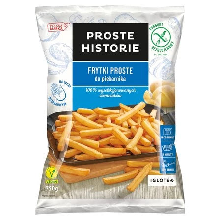 PROSTE HISTORIE Frytki proste do piekarnika 750 g