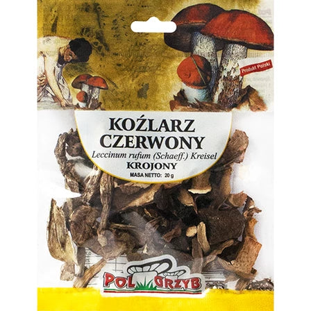 POLGRZYB Koźlarz czerwony suszony krojony 20 g