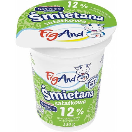 FIGAND Śmietana sałatkowa 12% 330 g