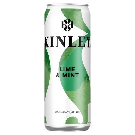 KINLEY Lime & Mint Napój gazowany 250 ml