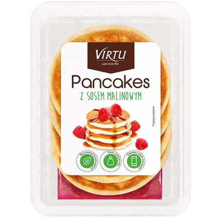 VIRTU Pancakes z sosem malinowym (4 szt.) 180 g