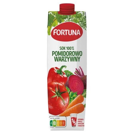 FORTUNA Sok 100% pomidorowo warzywny 1 L