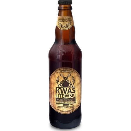 POLBIOECO Kwas chlebowy litewski Napój bezalkoholowy 500 ml