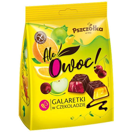 PSZCZÓŁKA Galaretki w czekoladzie Ale Owoc! 260 g