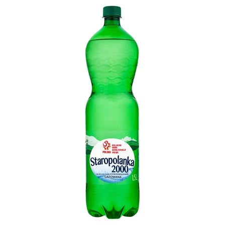 STAROPOLANKA 2000 Naturalna woda mineralna wysokozmineralizowana gazowana 1.5 L