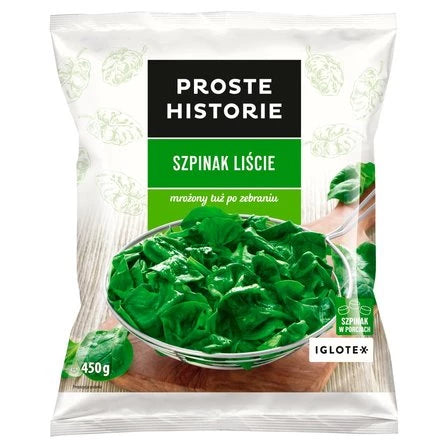 PROSTE HISTORIE Szpinak liście 450 g