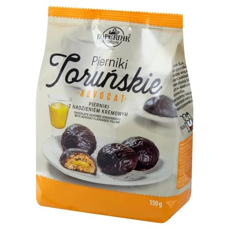 KOPERNIK Pierniki toruńskie z nadzieniem kremowym advocat 150 g
