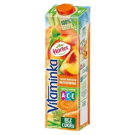 HORTEX Vitaminka Sok jabłko marchew brzoskwinia 1 L