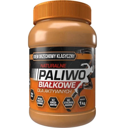 NATURAVENA Krem orzechowy klasyczny Paliwo białkowe dla aktywnych 1 kg