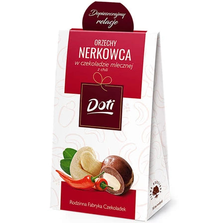 DOTI Orzechy nerkowca w czekoladzie mlecznej z chili 100 g