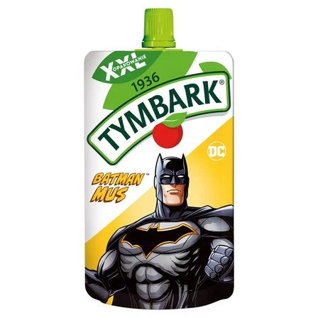 TYMBARK Batman Mus jabłko banan czarna porzeczka kaki kalamansi pitaja 170 g