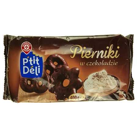 WIODĄCA MARKA Pierniczki w czekoladzie 400 g
